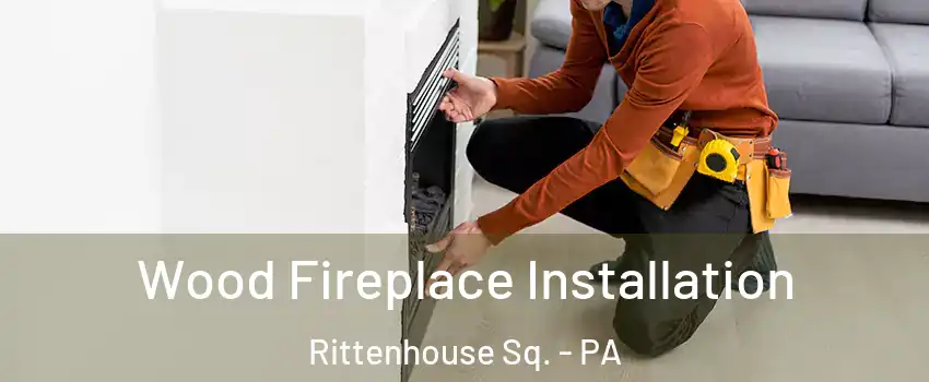 Wood Fireplace Installation Rittenhouse Sq. - PA