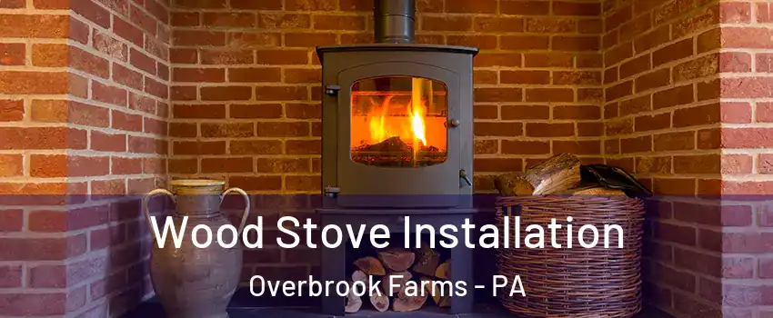 Wood Stove Installation Overbrook Farms - PA